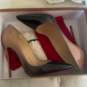 SO KATE 120 Patent Degrade black-nude